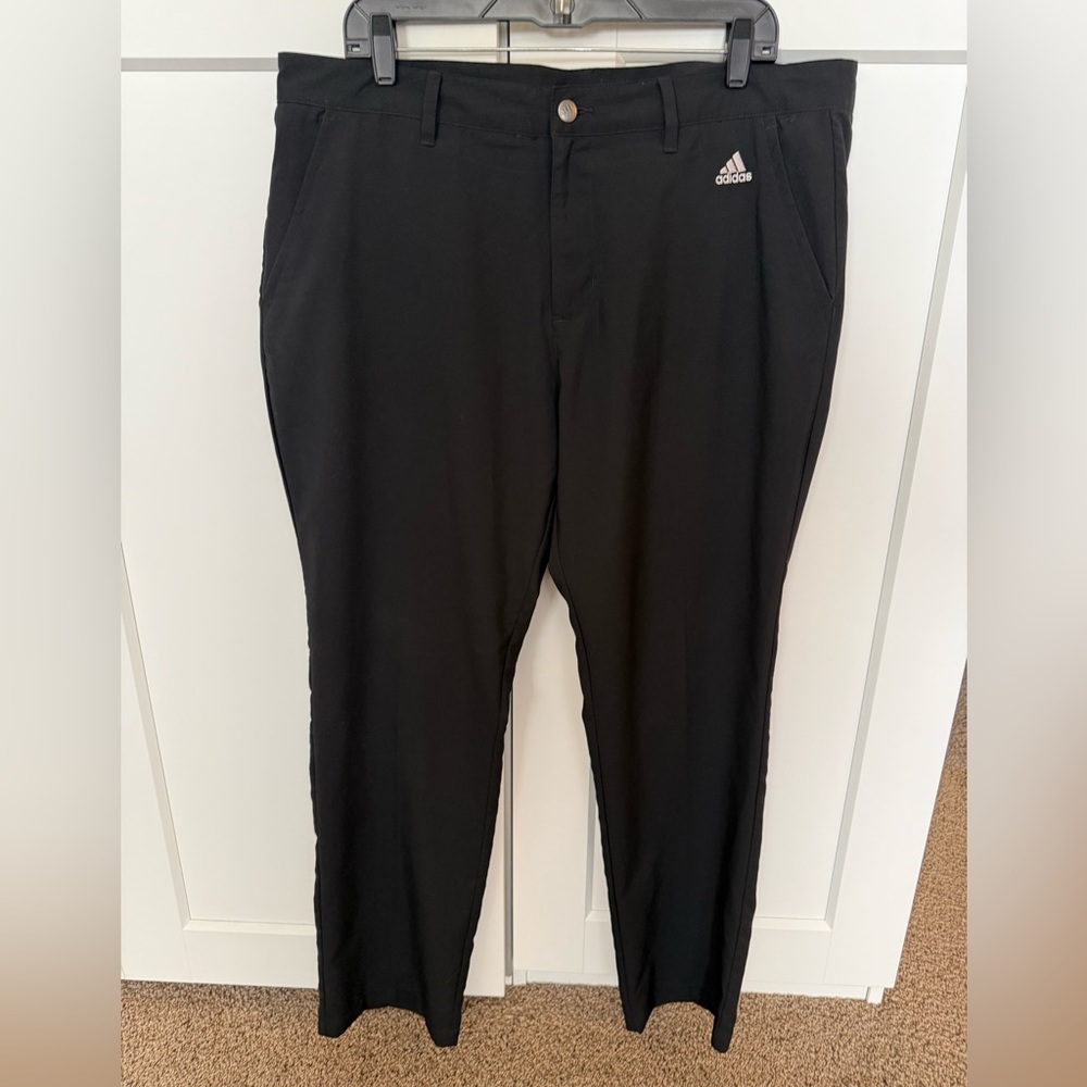 Adidas Golf Pants / Slacks, Black, 38/32